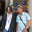 Андрей Алмазов и Джонни Депп в Нью-Йорке