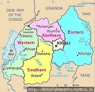 О названиях руандийских городов Руанда
