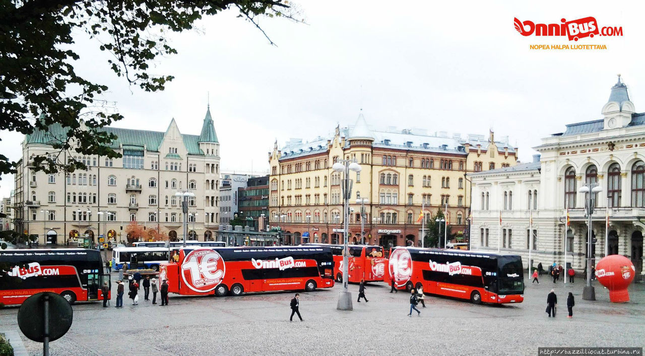 Onnibus — по Финляндии с комфортом Финляндия