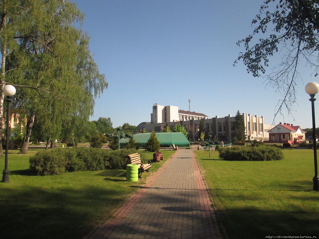 Прогулка по санаторному парку Нарочь, Беларусь