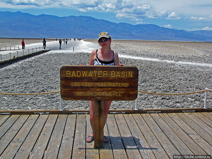 Долина Смерти. Badwater basin — пешком на глубине 86 метров Национальный парк Долина Смерти, CША