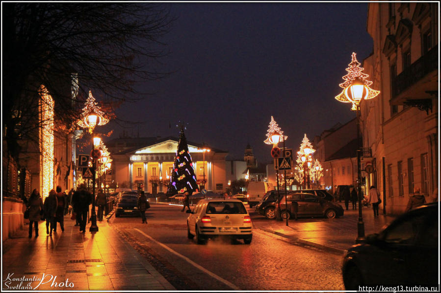 Вильнюс, по следам Нового года Вильнюс, Литва