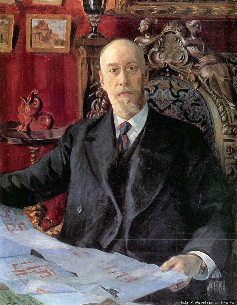 Портрет работы художника Б. М. Кустодиева, 1913 год Ермишь, Россия