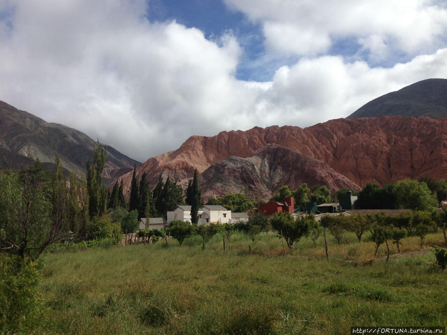 Семицветные горы Пурмамарка, Аргентина