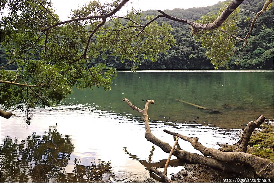 На другом берегу озера Булусан На другом берегу озера Булусан
