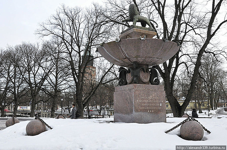 Зимний день в Турку Турку, Финляндия