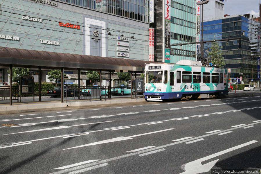 Трамвай Окаямы Окаяма, Япония