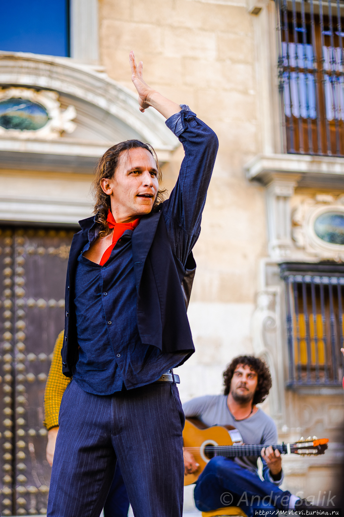 Уличное фламенко Гранада, Испания Уличное фламенко Гранада, Испания