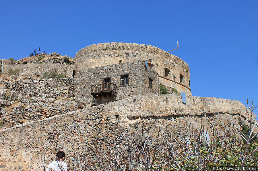 Старая крепость на о. Спиналонга Остров Крит, Греция