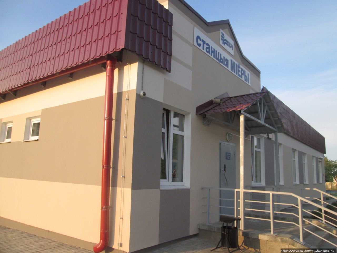 Прогулка по городу в 7 утра Миоры, Беларусь