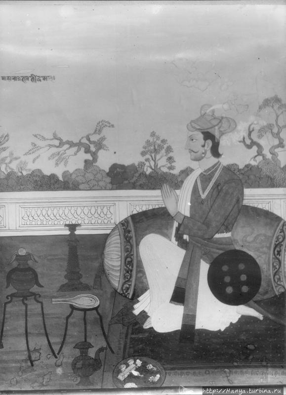 Портрет короля Bhupatindra Malla (r. 1696-1722). Из интернета