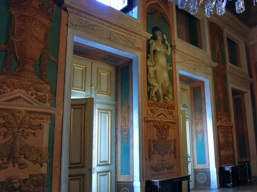 Интерьеры дворца Ажуда Лиссабон, Португалия