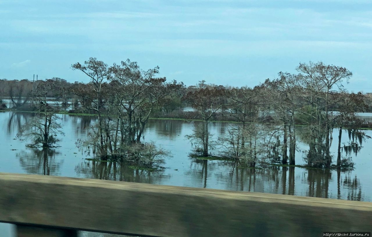Мост Атчафалайя Базин / Atchafalaya Basin Bridge