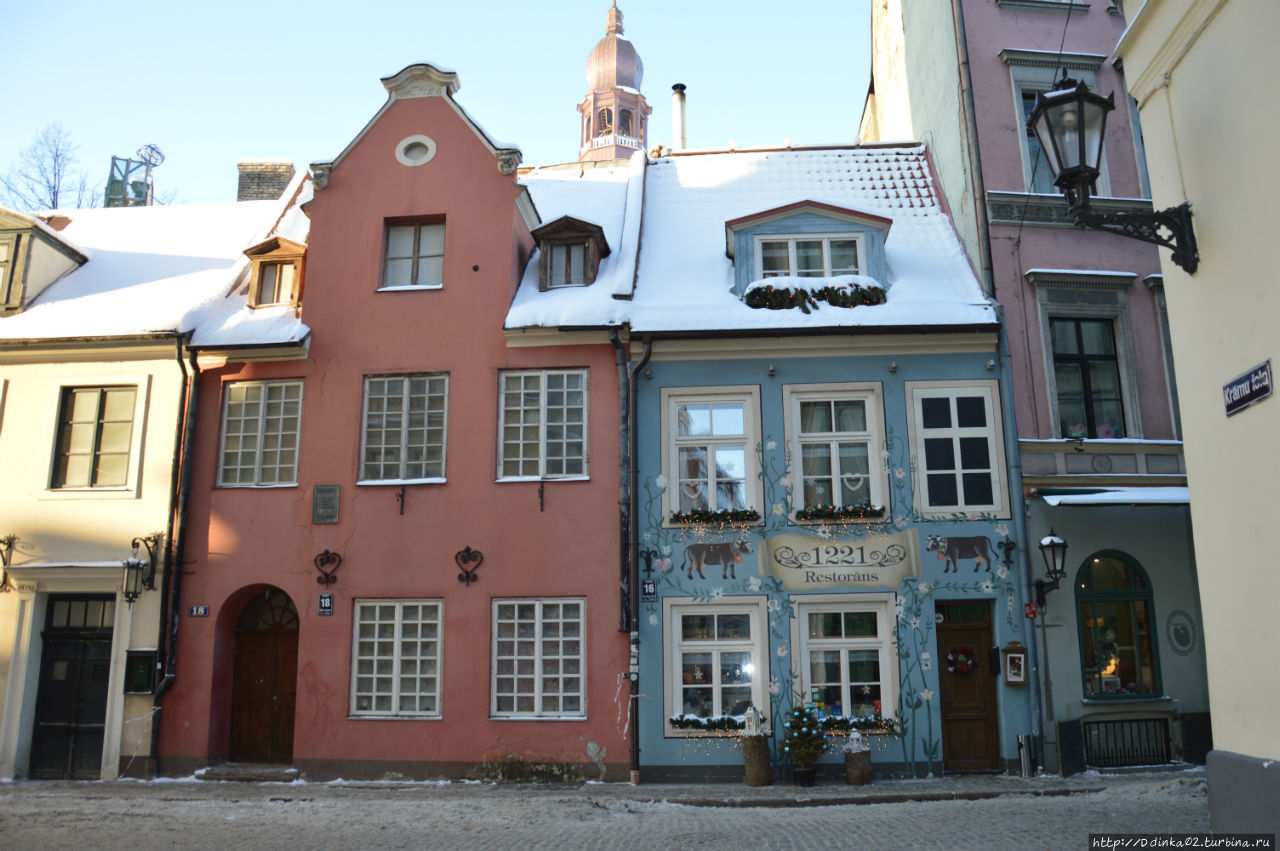 средневековые домики Старой Риги, словно игрушечные....... Рига, Латвия