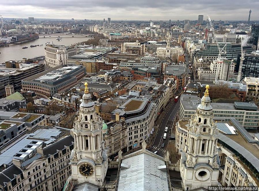 Вид с собора Св.Павла Лондон, Великобритания