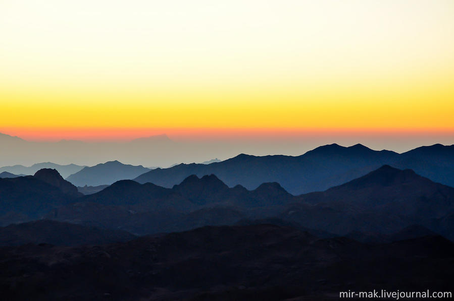 Рассвет на горе Моисея и загадочный постскриптум гора Синай (2285м), Египет