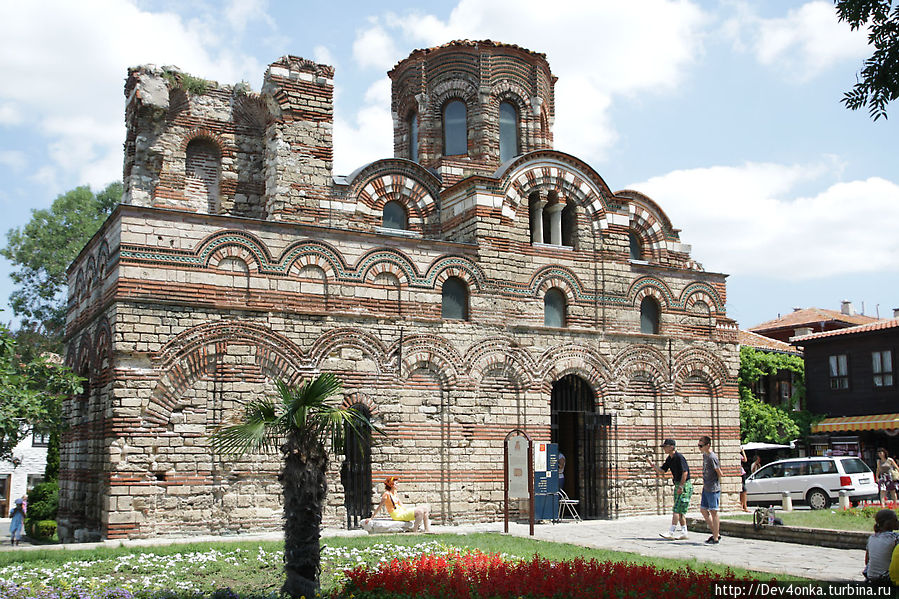 развалины старых церквей Несебр, Болгария