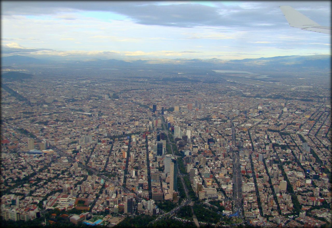 Мехико с высоты