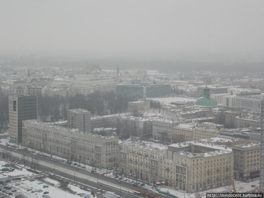 Варшава вид сверху