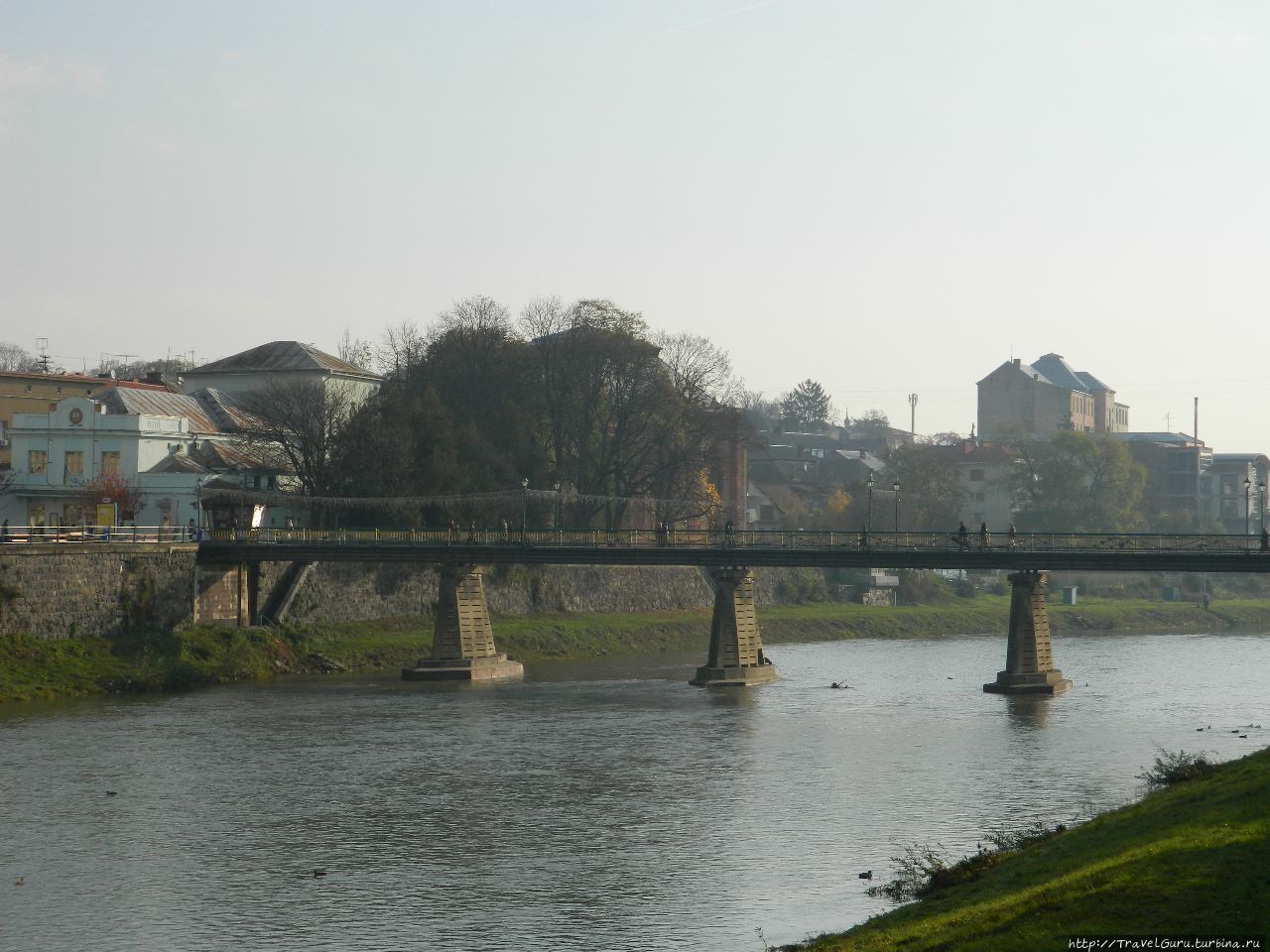 Мост в старый город. Ужгород, Украина