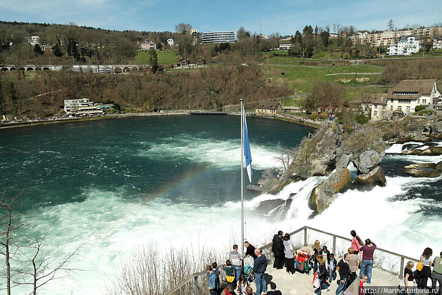 Замок Лауфен и Рейнский водопад Шаффхаузен, Швейцария