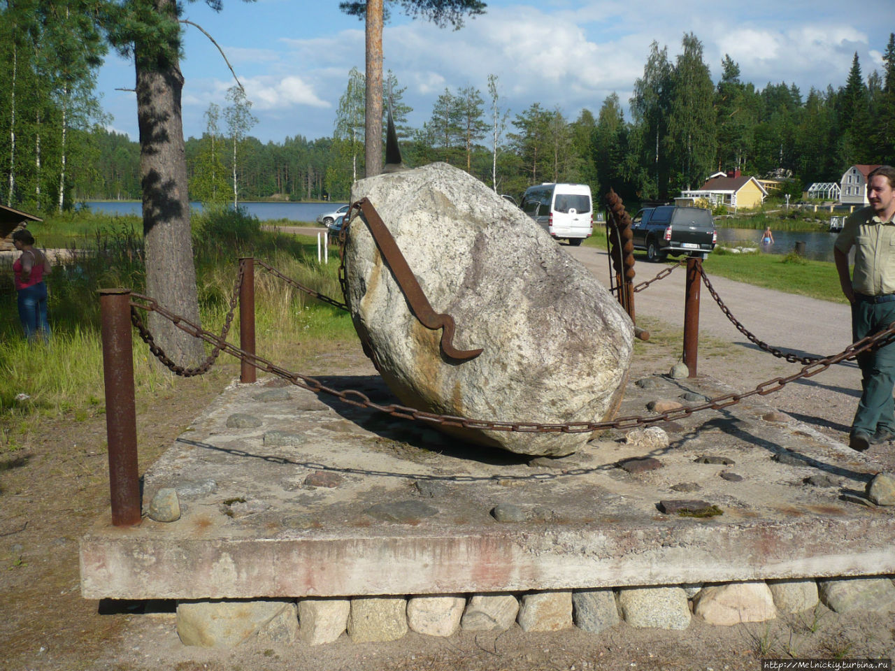 Памятник финской марке Лохилахти, Финляндия