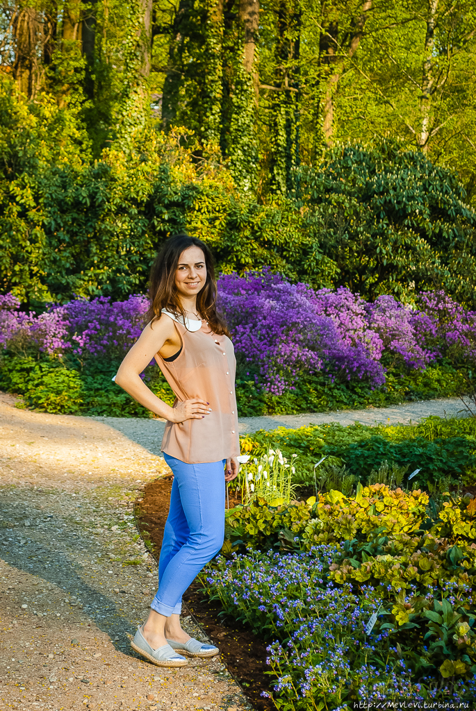 В мае в ботаническом саду Рига, Латвия