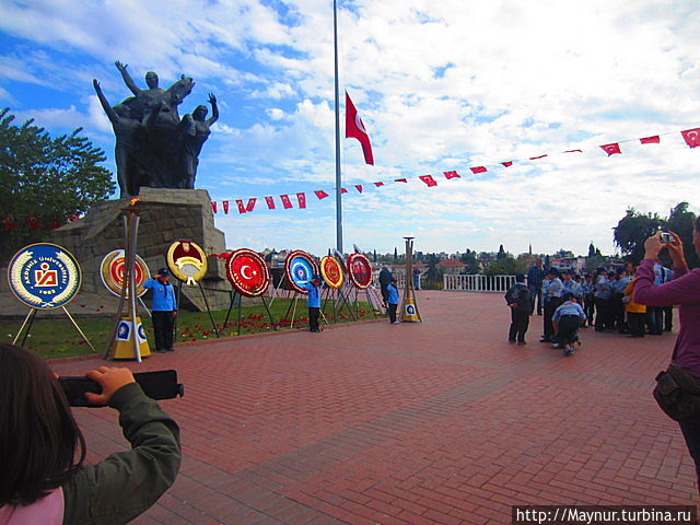 Почетный караул.День памяти Ататюрка. Анталия, Турция