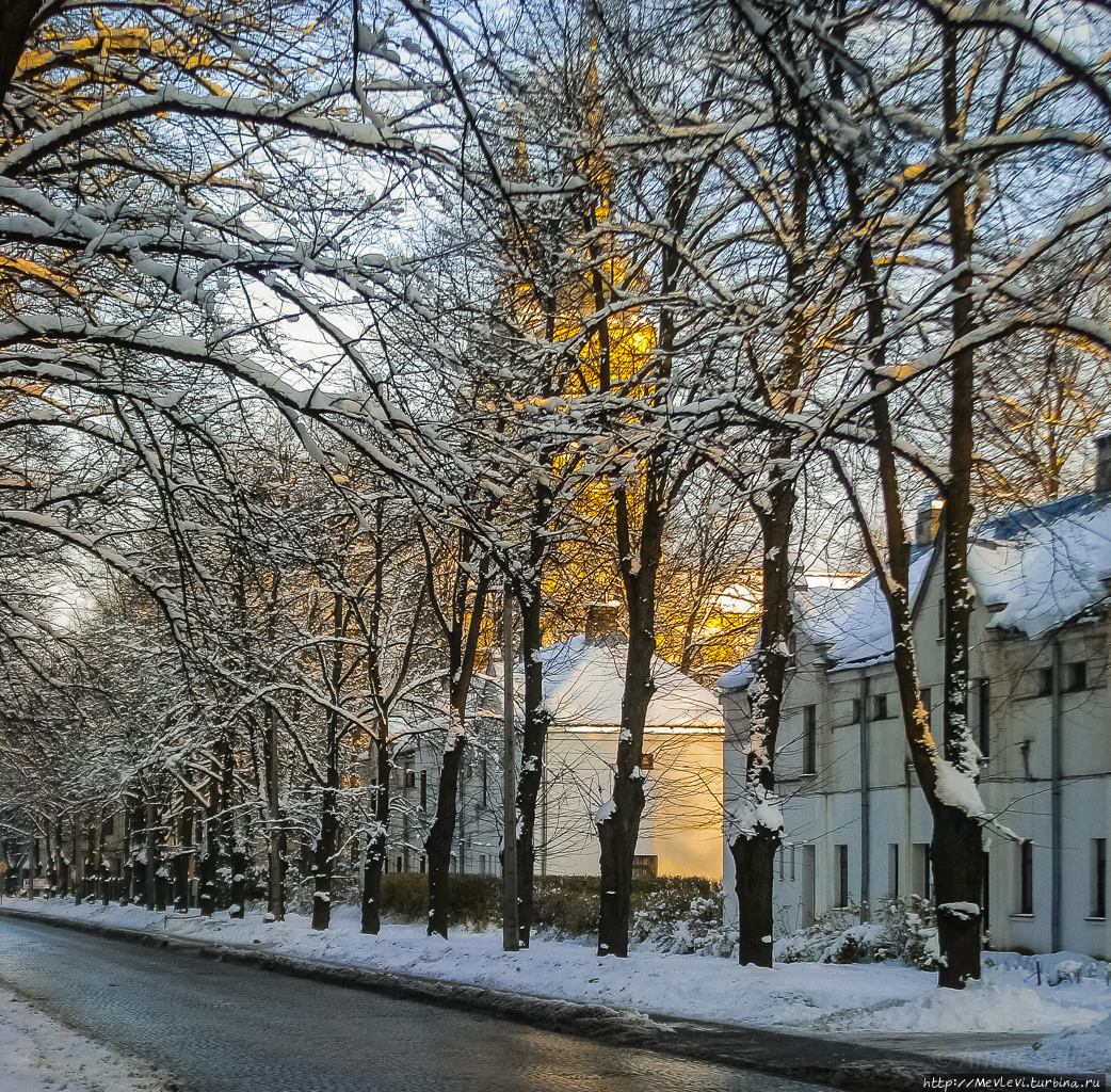 Мягкая зима Рига, Латвия