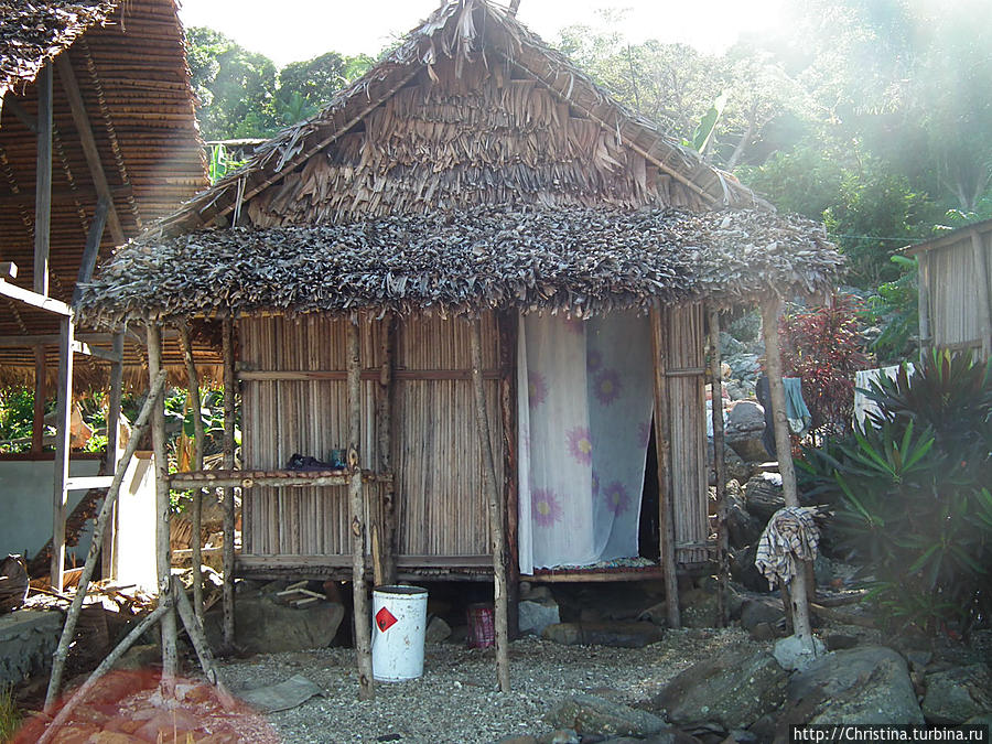 Типичный дом жителей Нуси Комба Нуси Комба, Мадагаскар
