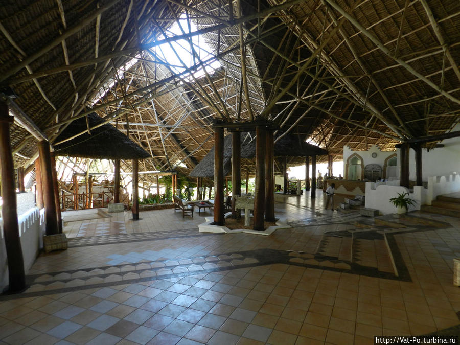 Территория отеля. Ресепшен. Занзибар, Танзания