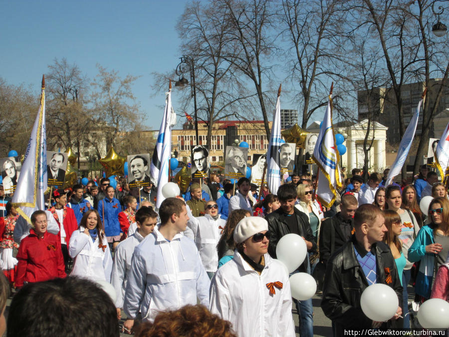 Прогулка по Тюмени в День Победы Тюмень, Россия