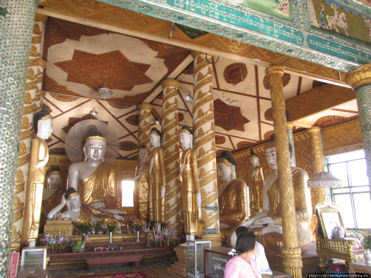Небольшая прогулка по холму с пагодами Татон, Мьянма