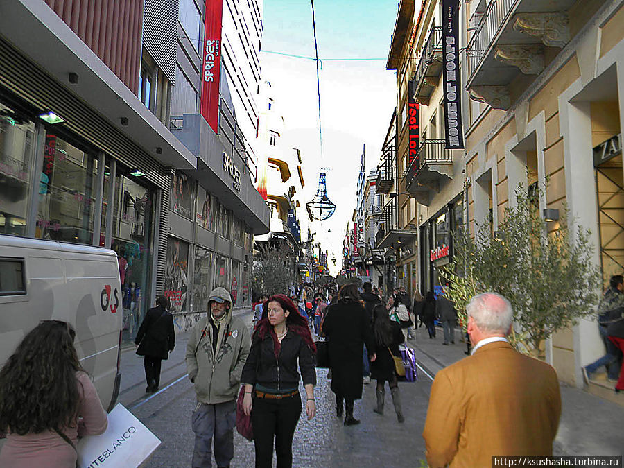Афинские прогулки (ч.2) По улице Гермеса Афины, Греция