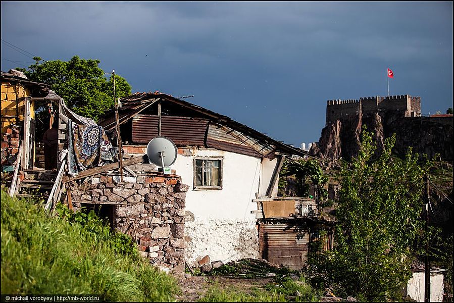 Геджеконду — трущобы на окраине Анкары Анкара, Турция