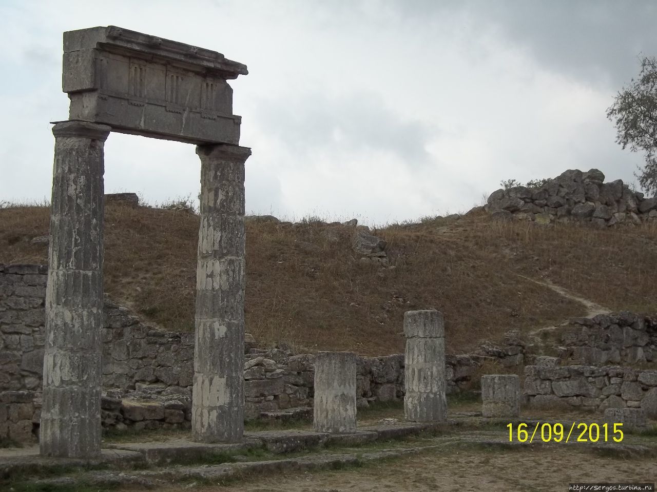 руины античного Пантикапея (IVвек до Р.Х.) Республика Крым, Россия