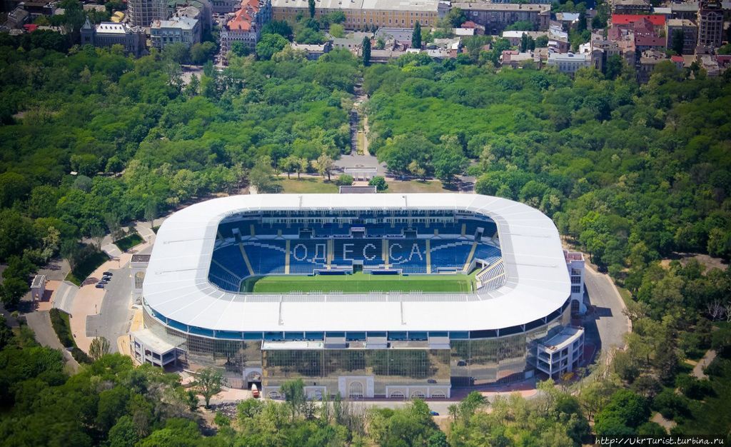Стадион Черноморец в Одессе Украина