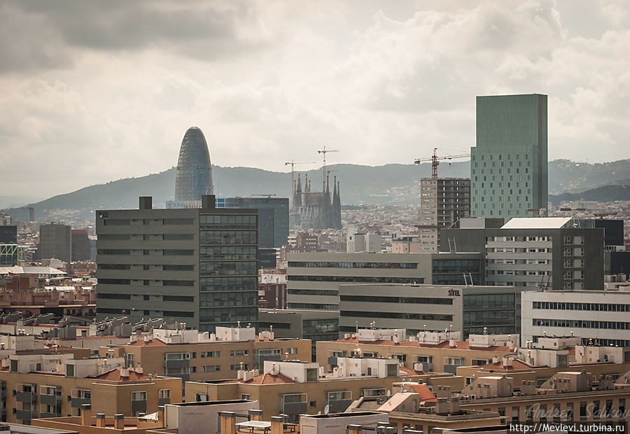 Панорама Барселоны Барселона, Испания