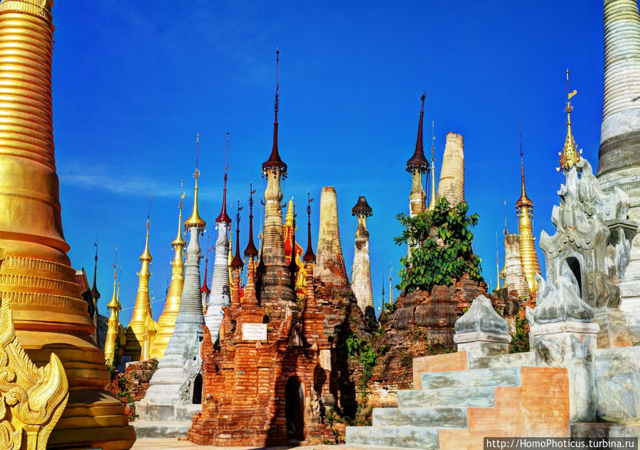 Лес ступ Озеро Инле, Мьянма