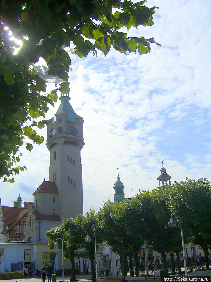 Сопотский морской маяк Latarnia Morska, Сопот, Польша