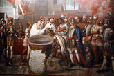 Крещение ацтекских аристкратов