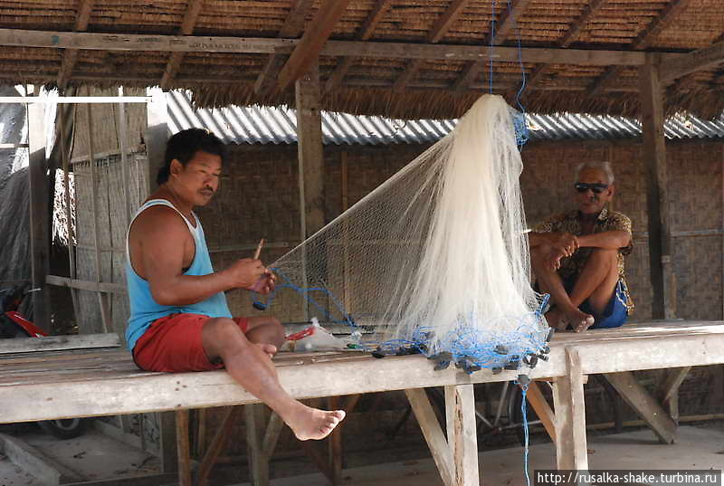 Рыбаки Лембонгана Остров Лембонган, Индонезия