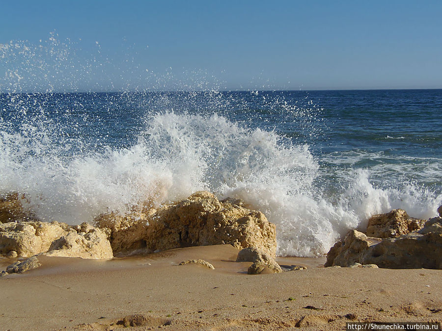 Рассказ об исчезнувшем песке Албуфейра, Португалия