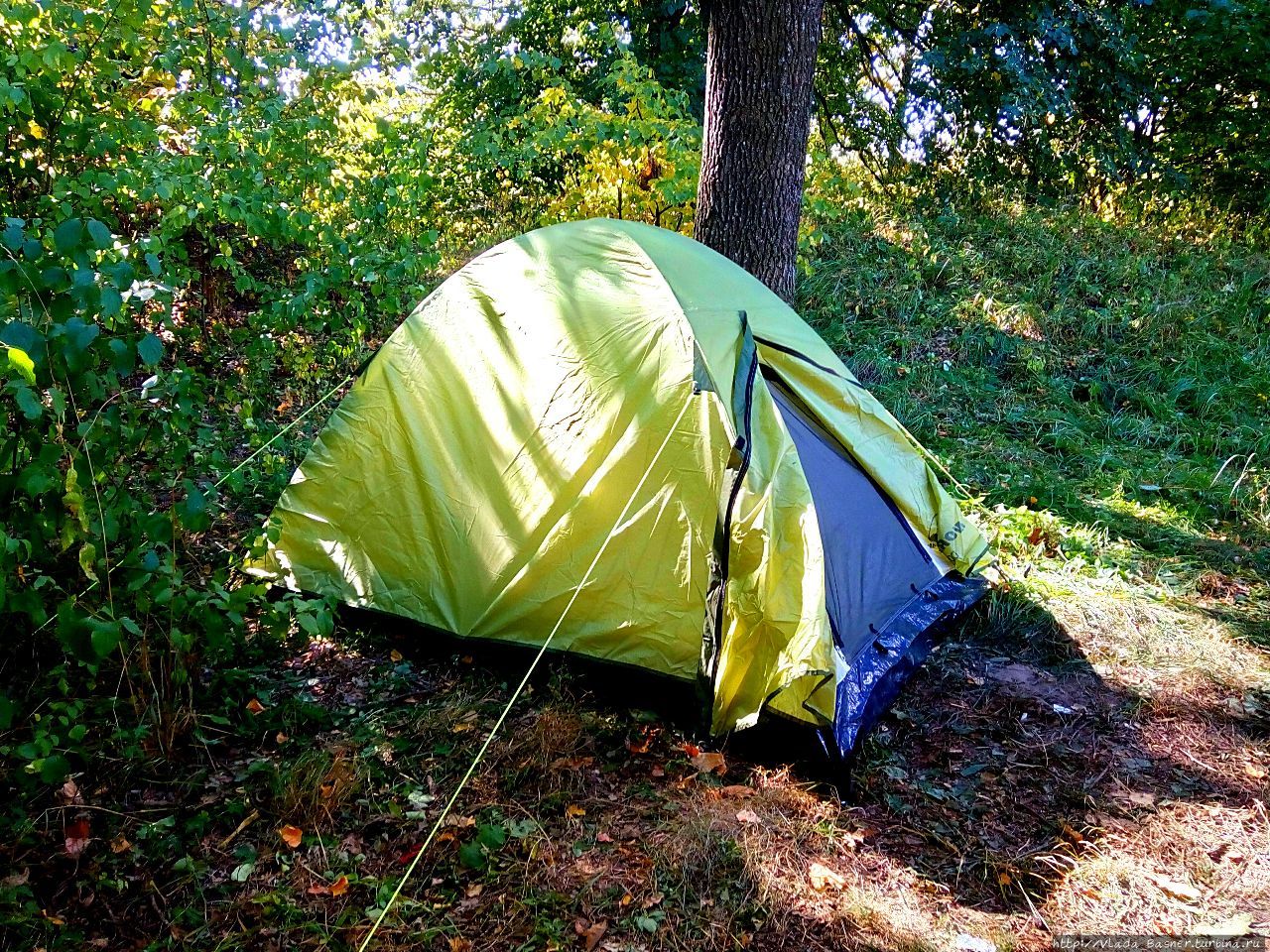 новая палатка, река Лень, бесплатный кемпинг Беларусь