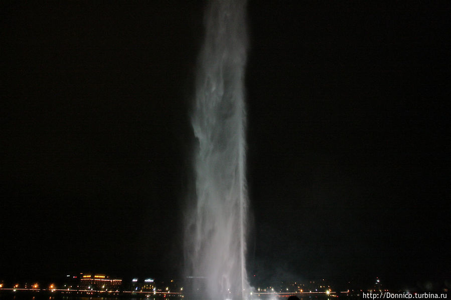 Женевский фонтан Женева, Швейцария