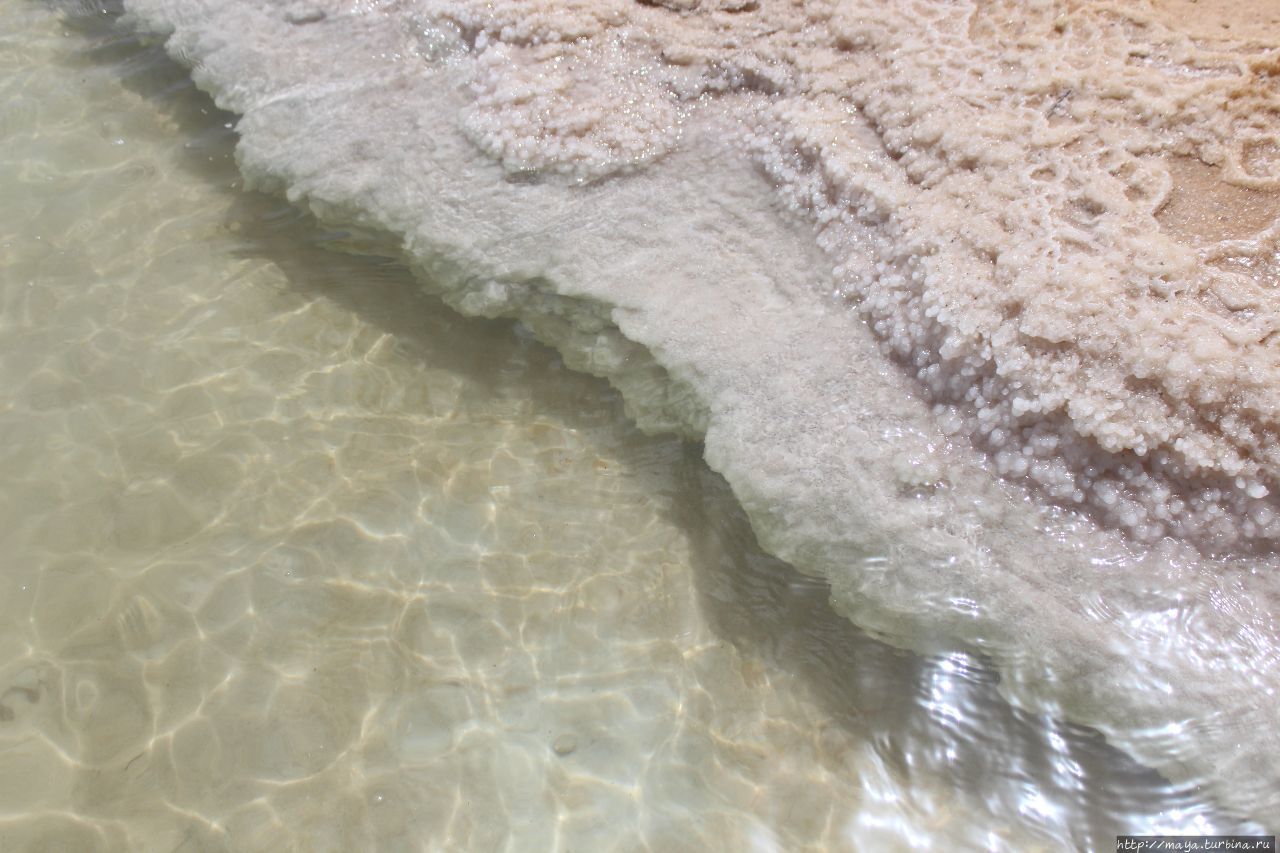 соленое море — соленые берега Мертвое море, Израиль