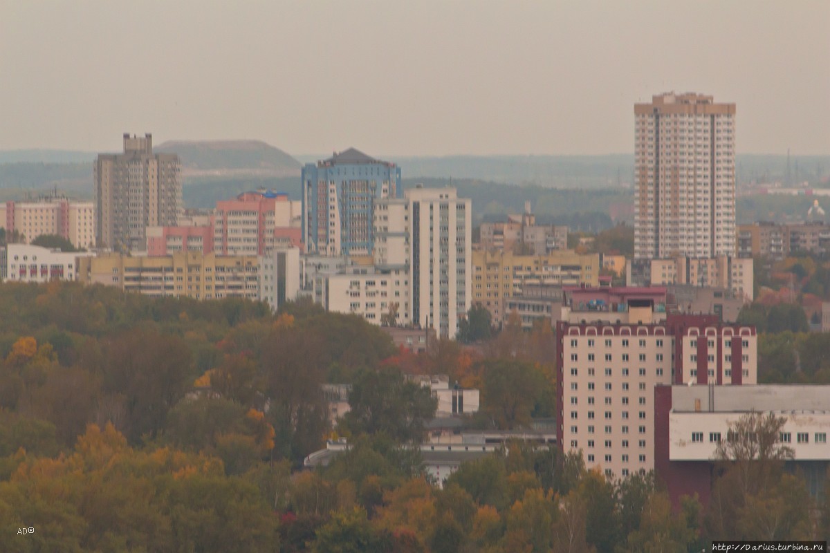 Минск с обзорной площадки Национальной библиотеки Минск, Беларусь