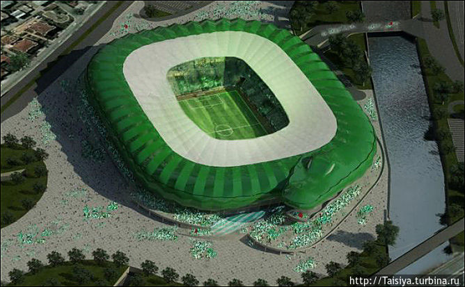 проект нового современного стадиона Бурса, Турция