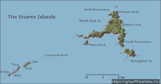 Деньги для островов из списка ЮНЕСКО Остров Фаннель, группа Баунти, Новая Зеландия