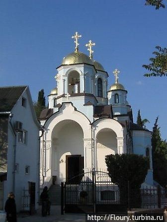 Церковь в Гурзуфе Ялта, Россия